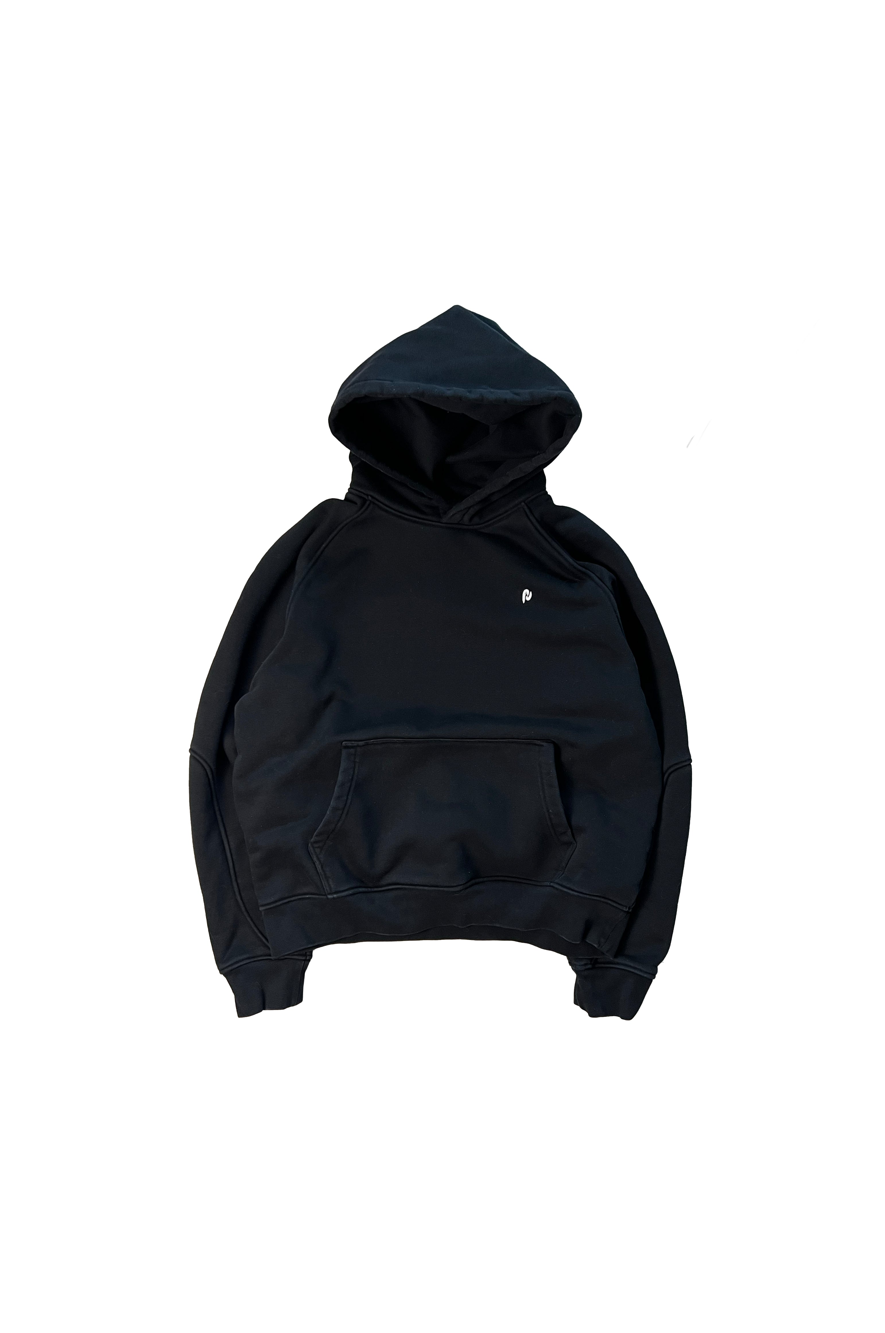 Heavyweight Clean Black Hoodie